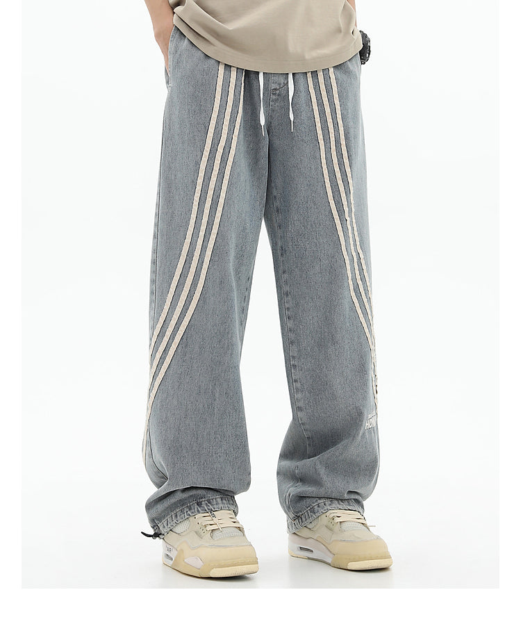 Striped Jogger Jeans – LATENITEX