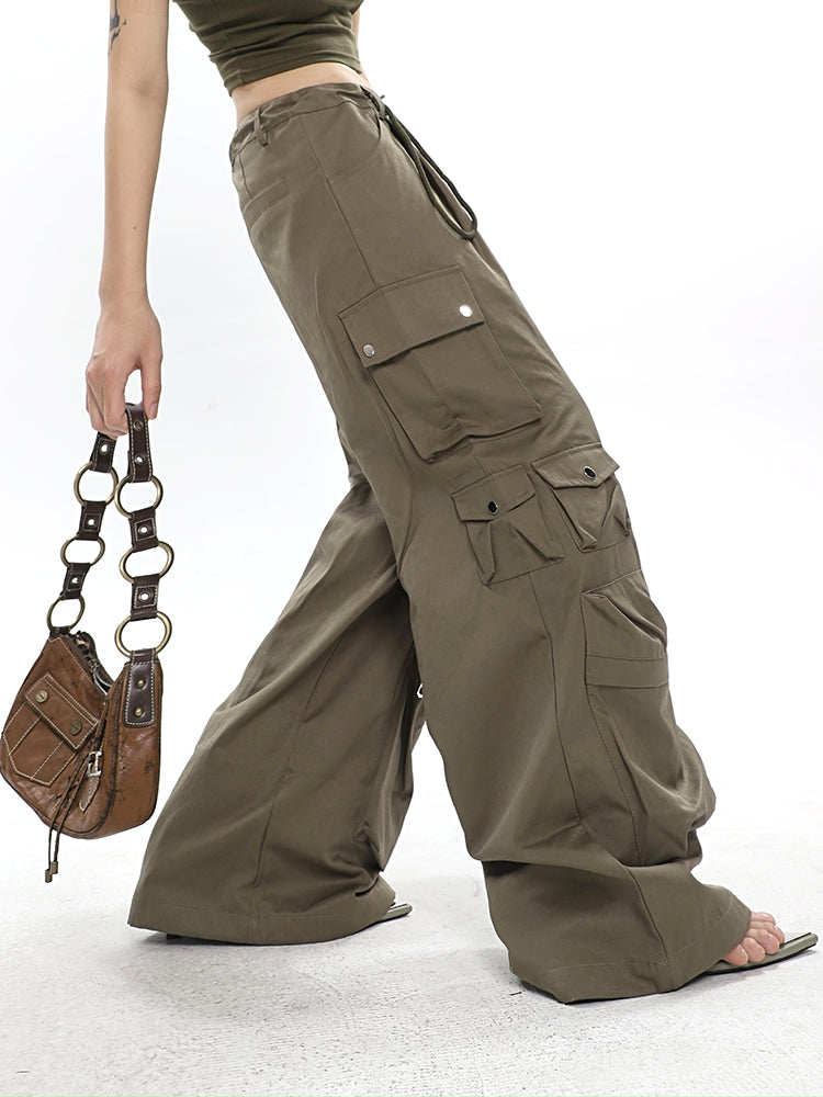 Wide Leg Cargo Pants