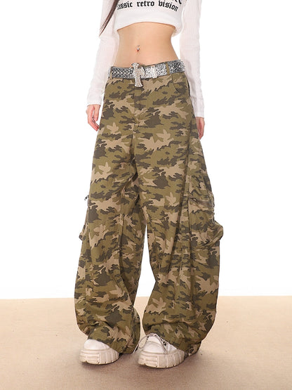 Camo Baggy Cargo Pants