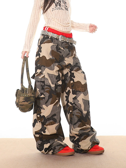 Vintage Army Camo Cargo Pants