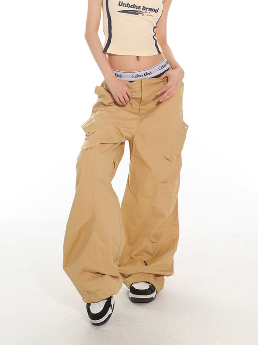 Drawstring Cargo Utility Pants