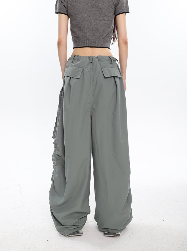 Slouchy Ruched Cargo Pants – LATENITEX