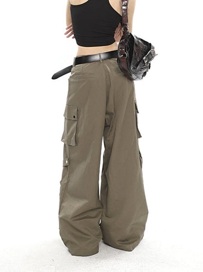 Wide Leg Cargo Pants