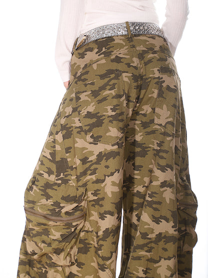 Camo Baggy Cargo Pants