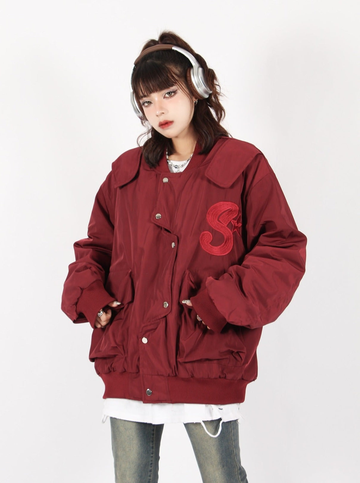 Jigsaw shop bomber jacket