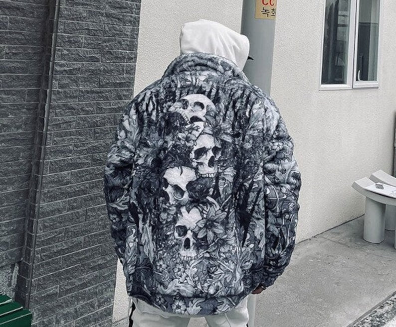 Skulls Fleece Jacket